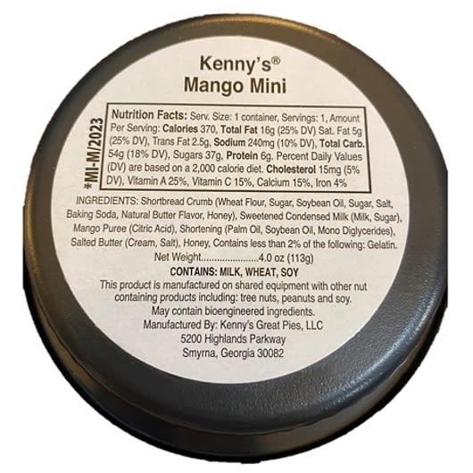 Mini Mango Pie
